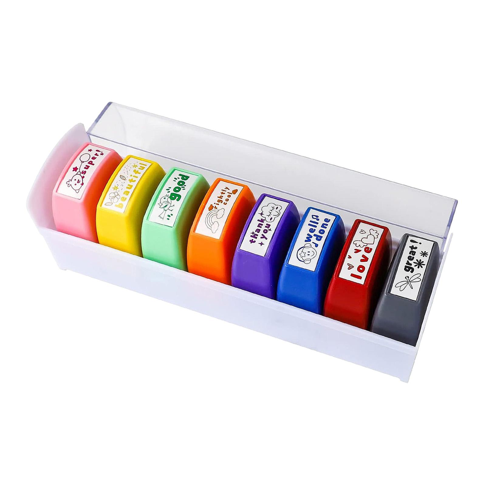 Kids Education Motivation - 8x Set di timbri per insegnanti