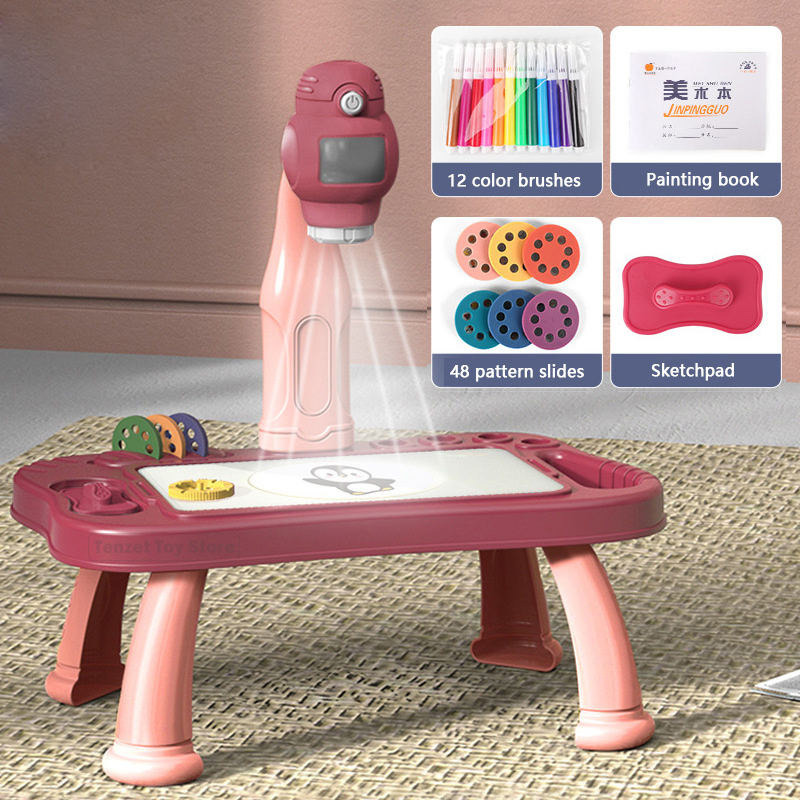 Kids Education Tablet - Proiettore intelligente Set da tavolo per