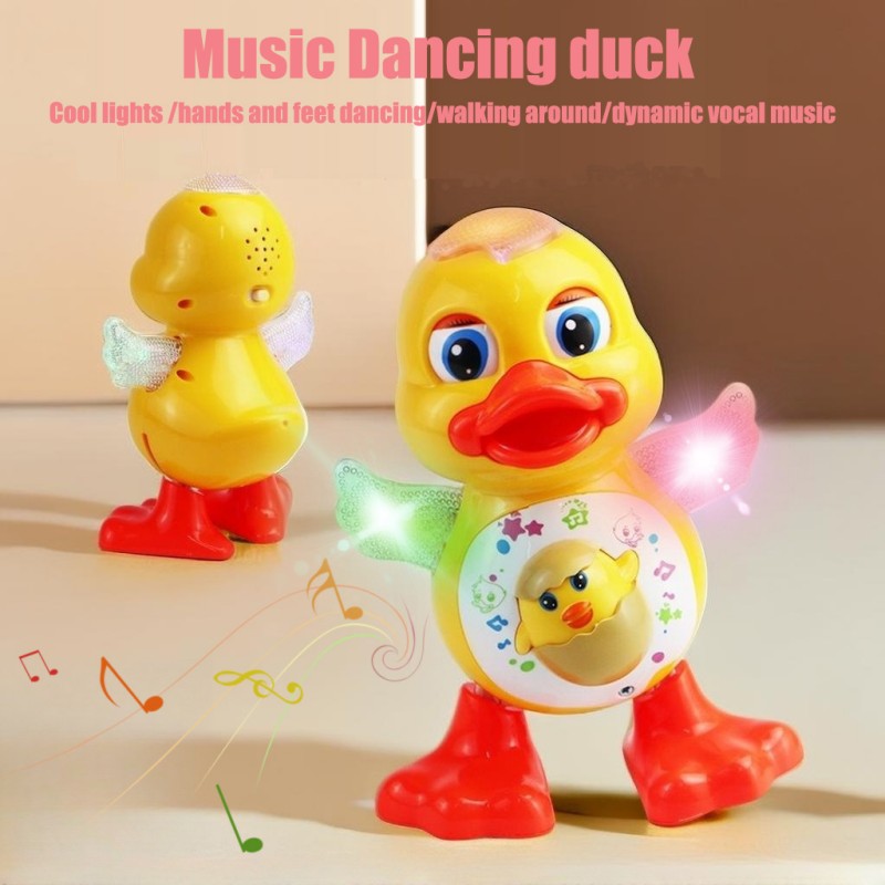 Kids Education Yes - Giocattolo Elettrico Anatra Danzante Interattiva Musicale