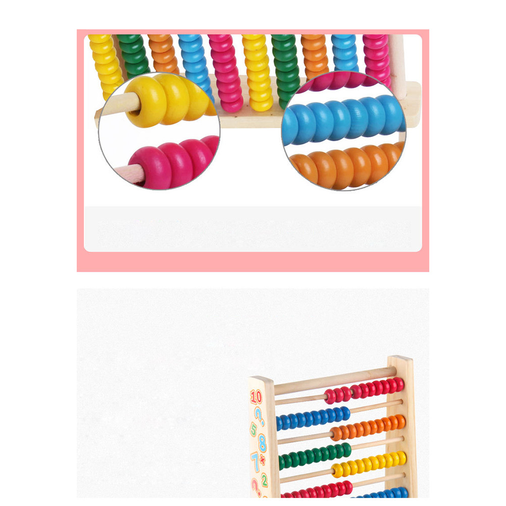 Abaco in Legno a 10 Colonne co - Kids Education Calculator recensione e prezzo
