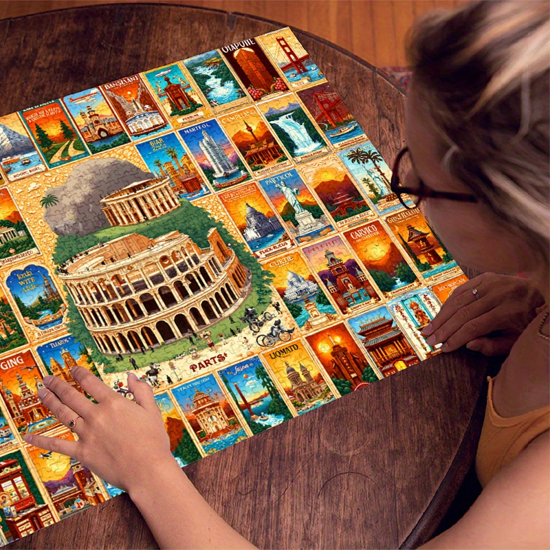500/1000 pezzi di carta puzzle - Puzzle Map World recensione e prezzo