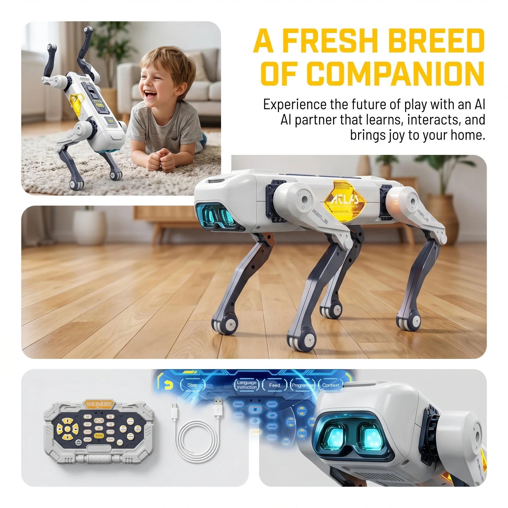 Cane Robot Intelligente AI, Co - Kids Educational Game recensione e prezzo