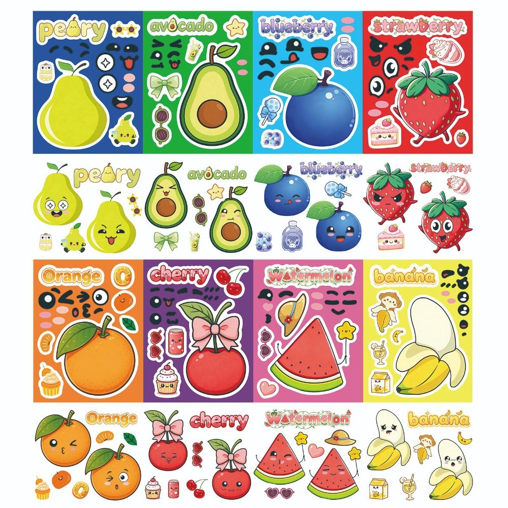 8 Fogli di Adesivi Impermeabil - Kids Education Store recensione e prezzo